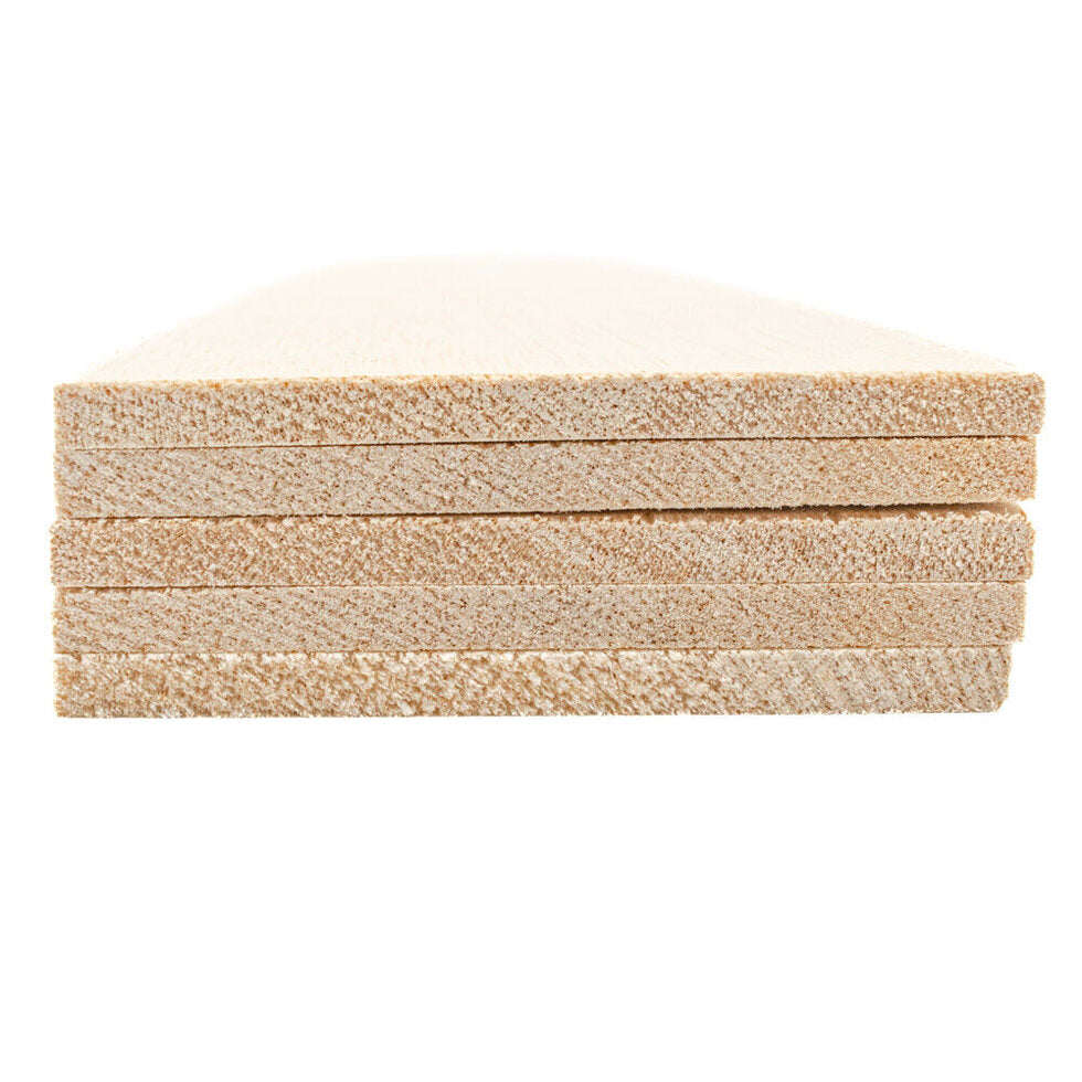Balsa Wood Sheet 75mm x 450mm - each