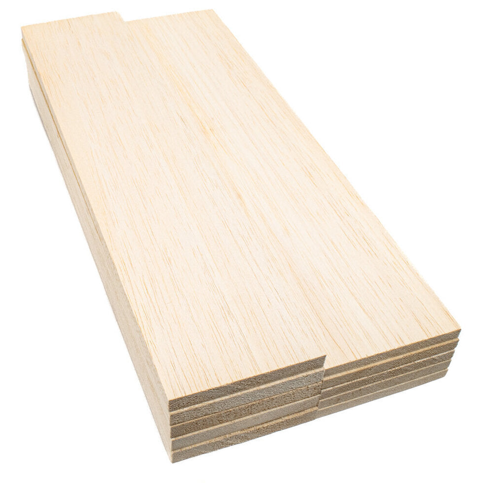 Balsa Wood Sheet 100mm x 450mm - each