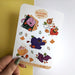 Bristlebearhog Sticker Sheet - Autumn Cozies | Buy Online from The Home Crafters