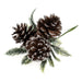 Pick: Glitter Pinecone Spray - Silver