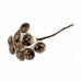 Mini Toadstools on Wire: Brown - 10pc | Buy Online from The Home Crafters