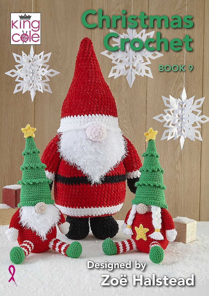 King Cole Christmas Crochet - Pattern Book 9 | Buy Online from The Home Crafters