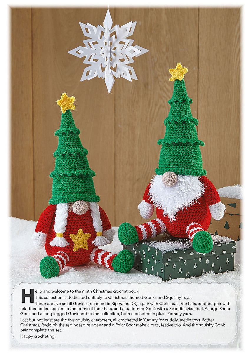 King Cole Christmas Crochet - Pattern Book 9 | Buy Online from The Home Crafters