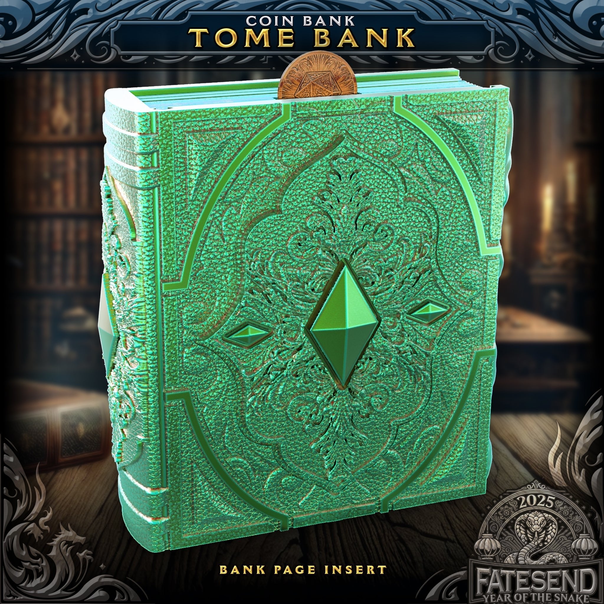 Dungeons and Dragons Tome Storage & Dice Tower | Buy Online from The Home Crafters