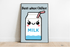 Best When Chilled – Funny Milk Kitchen Art Print | Buy Online from The Home Crafters
