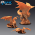 Bronze Dragon - Treasure Hunt Collection | Dungeons and Dragons Miniatures | Epic Miniatures | Fantasy RPG | Buy Online from The Home Crafters
