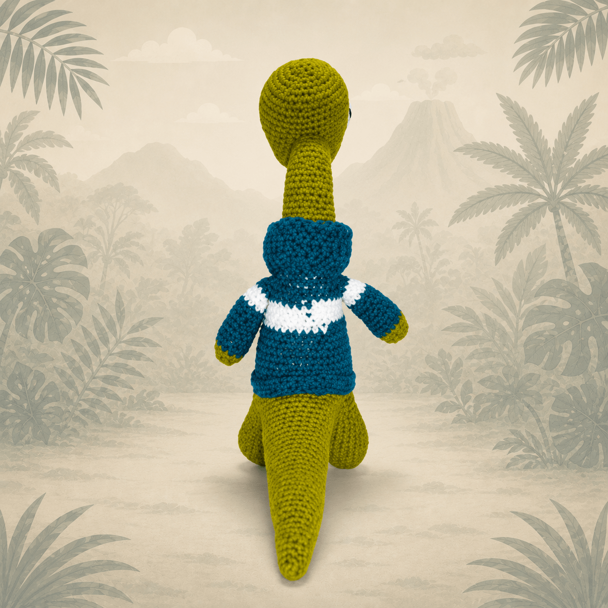Dinosaurs: Bryan the Brachiosaurus - Handmade Crochet Toy | Buy Online from The Home Crafters