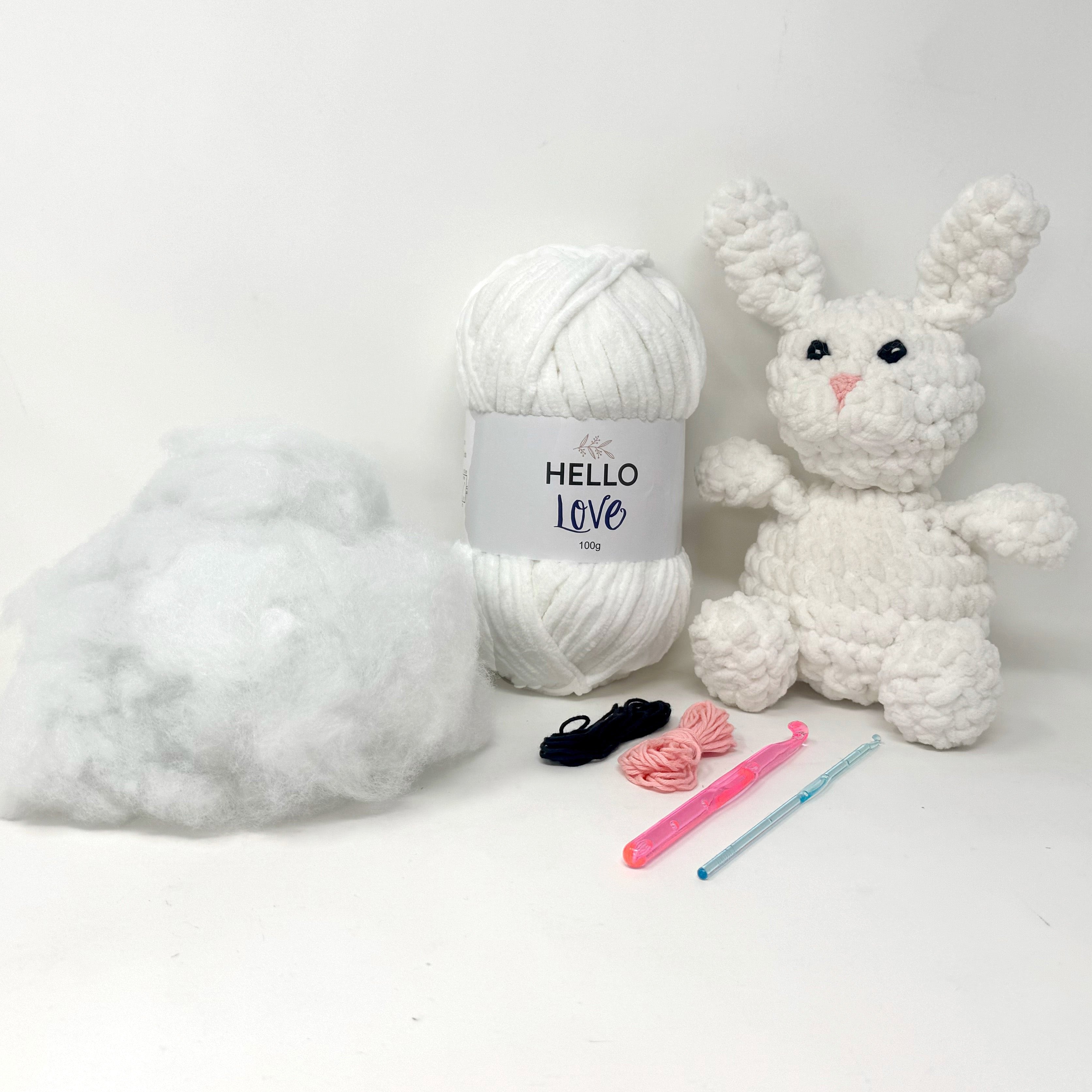 Knitty Critters Cheeky Chums Crochet Kit: Bunny