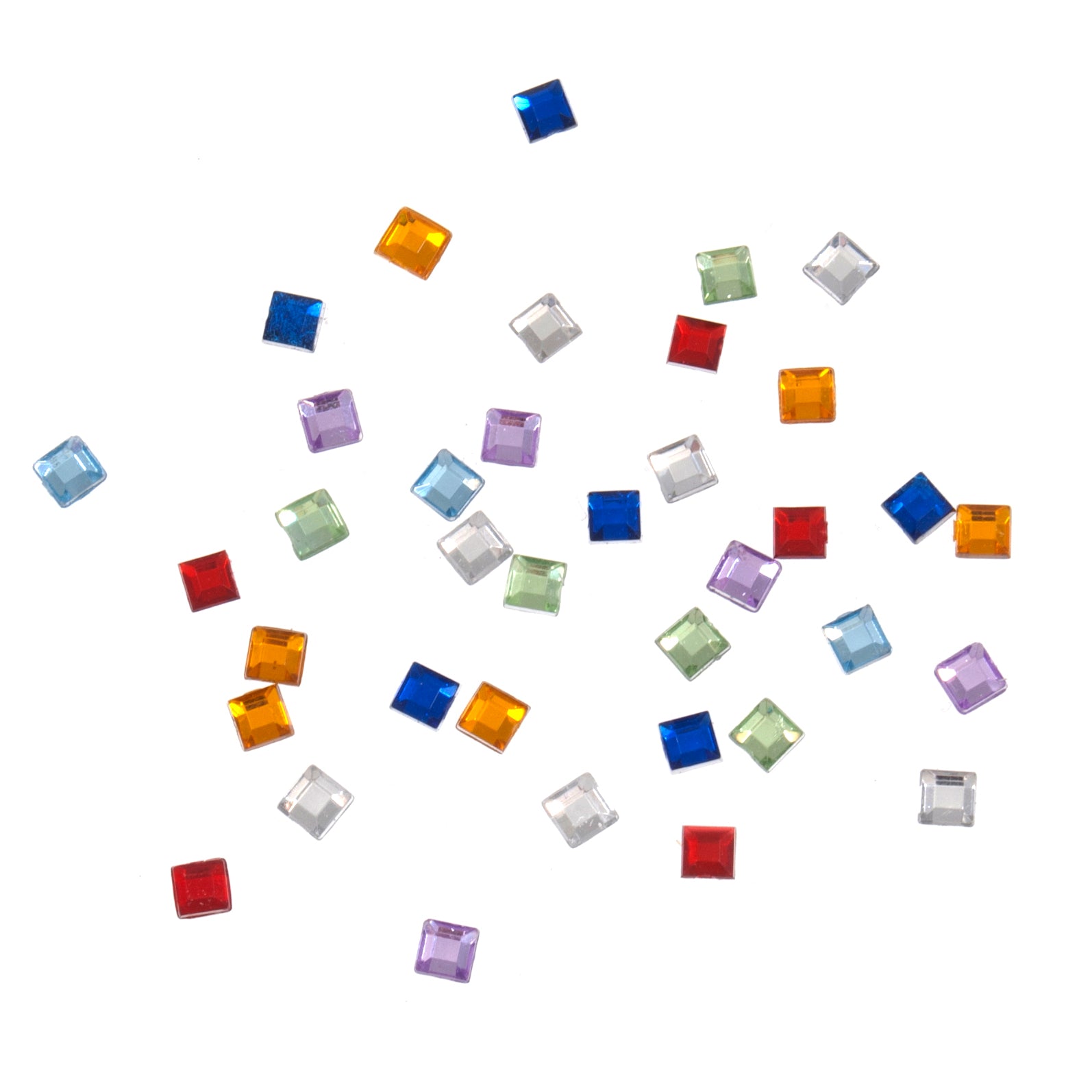 Mirror: Squares: 4mm: Assorted | Buy Online from The Home Crafters