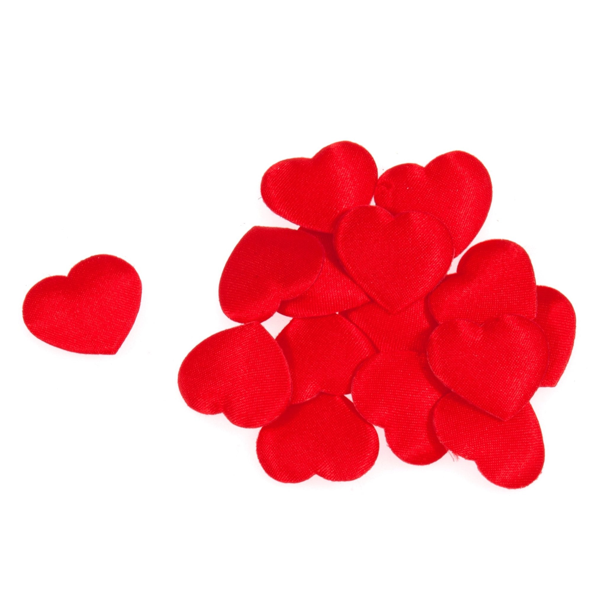 Hearts: Padded: 2cm: Red: Pack 15 | Buy Online from The Home Crafters