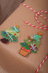 Christmas Craft Embellishments: Glitter Christmas Trees - 4pk | Buy Online from The Home Crafters