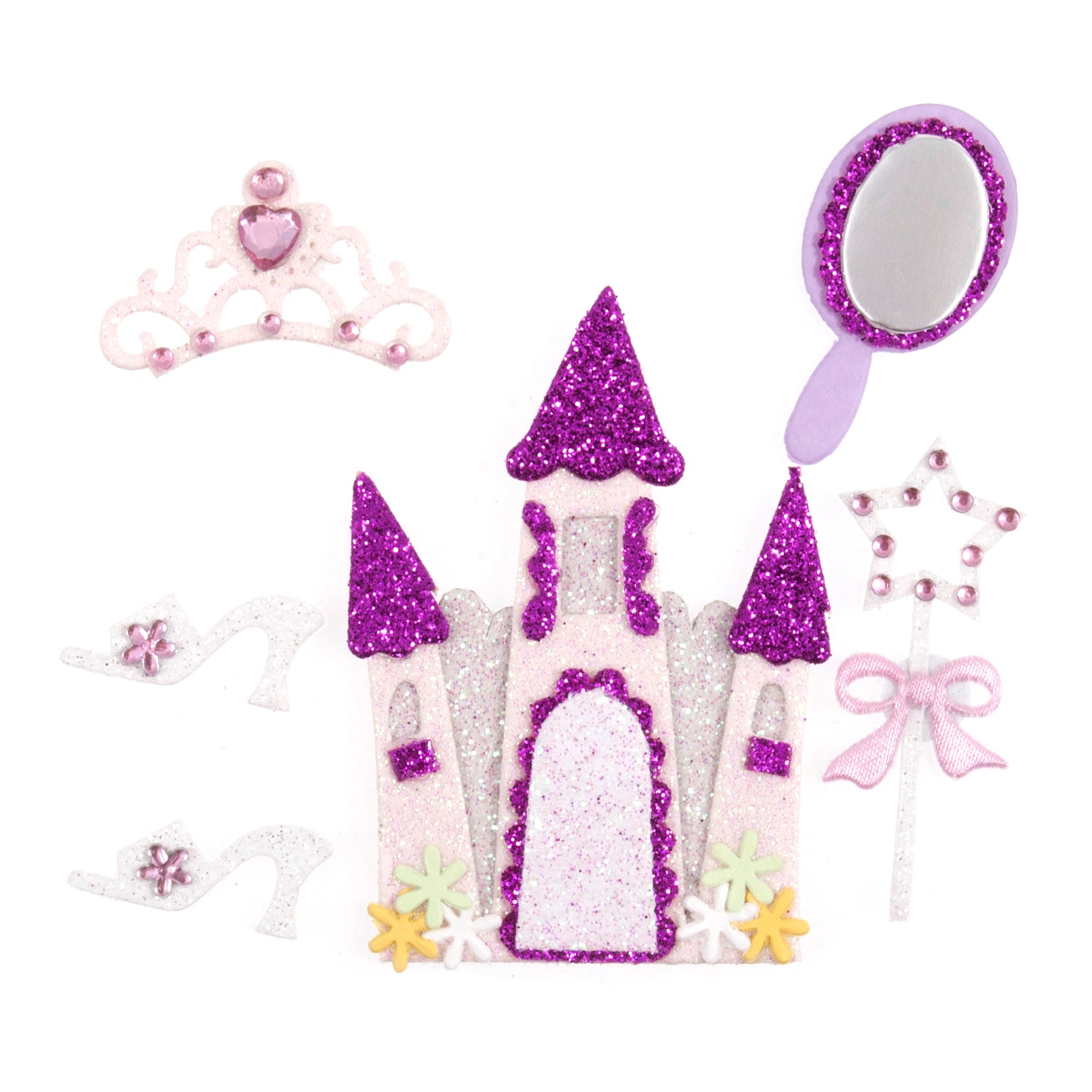 Embellishments: Princess Castle Kit: 6pk | Buy Online from The Home Crafters