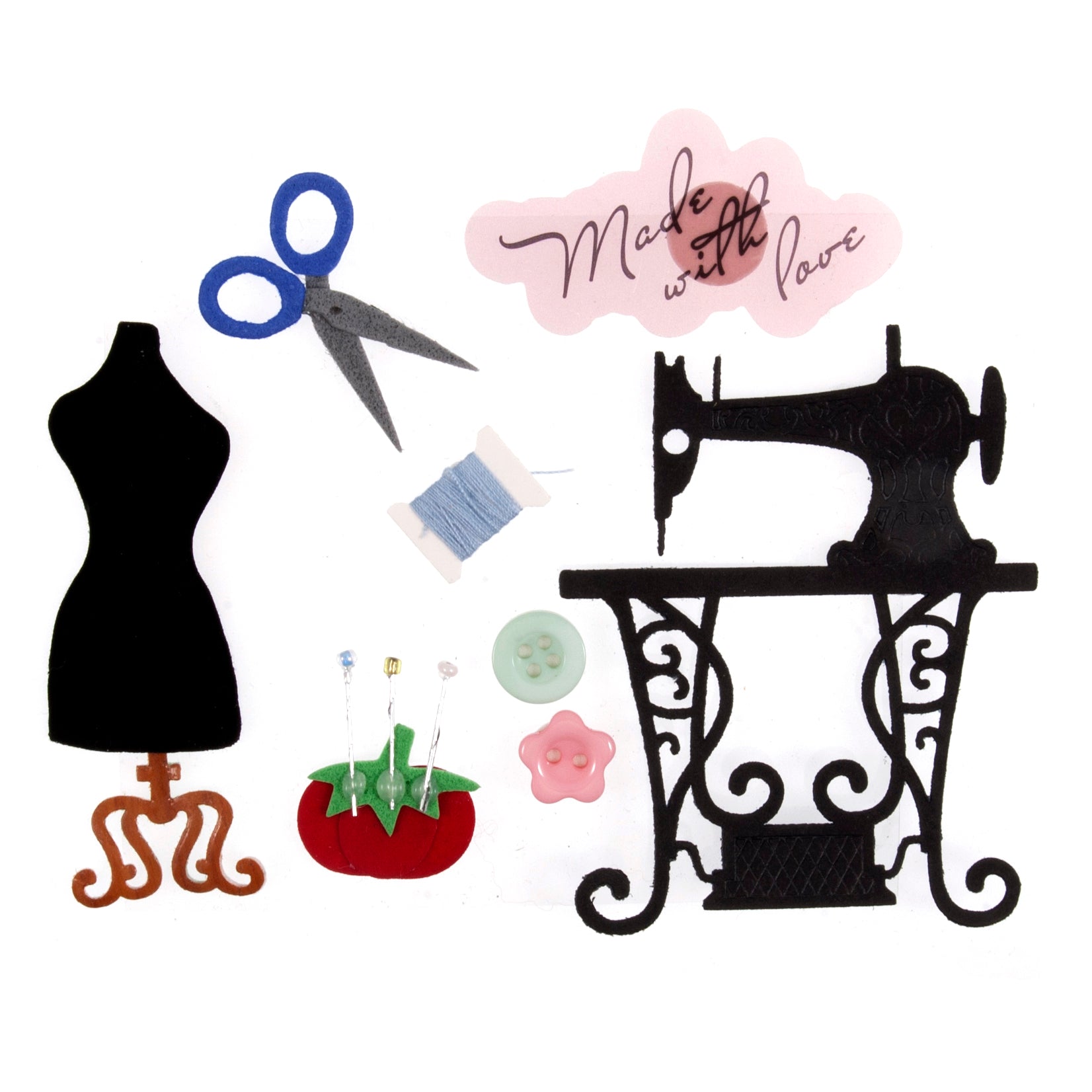 Craft Embellishments: Sewing Kit - 8pc | Buy Online from The Home Crafters