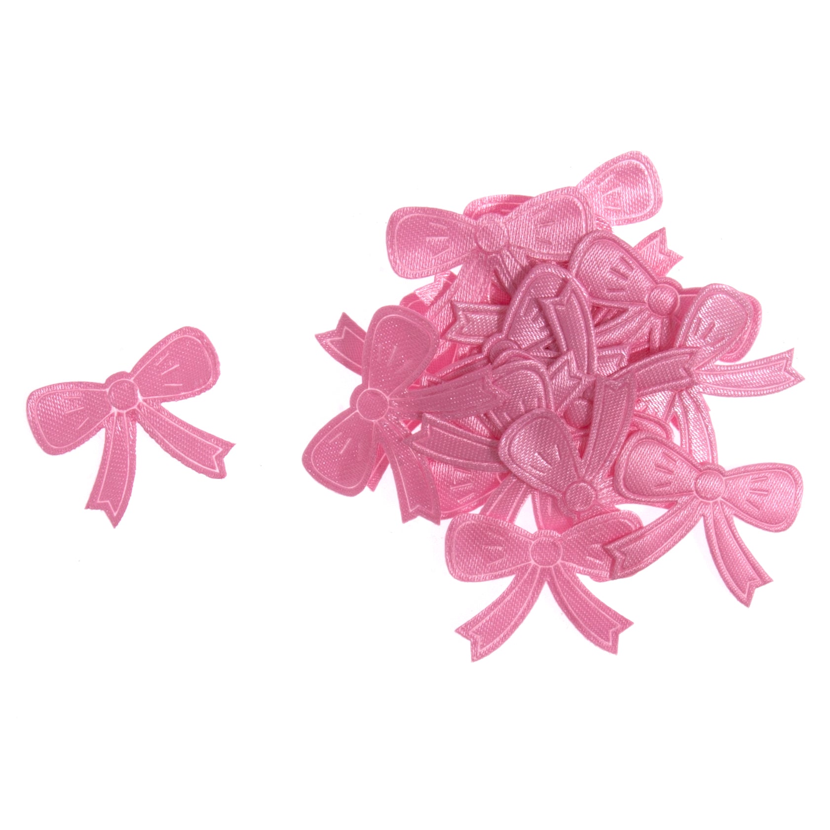 Bows: Pink: Pack of 70 | Buy Online from The Home Crafters