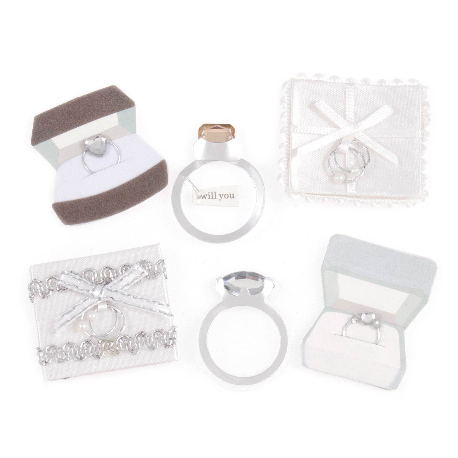 Craft Embs: Ring & Cushion Set: 6pk | Buy Online from The Home Crafters