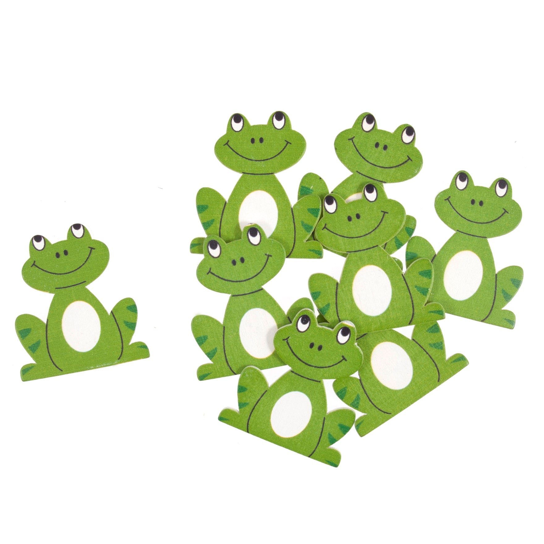 Craft Embellishments: Frogs: Pack of 8 | Buy Online from The Home Crafters