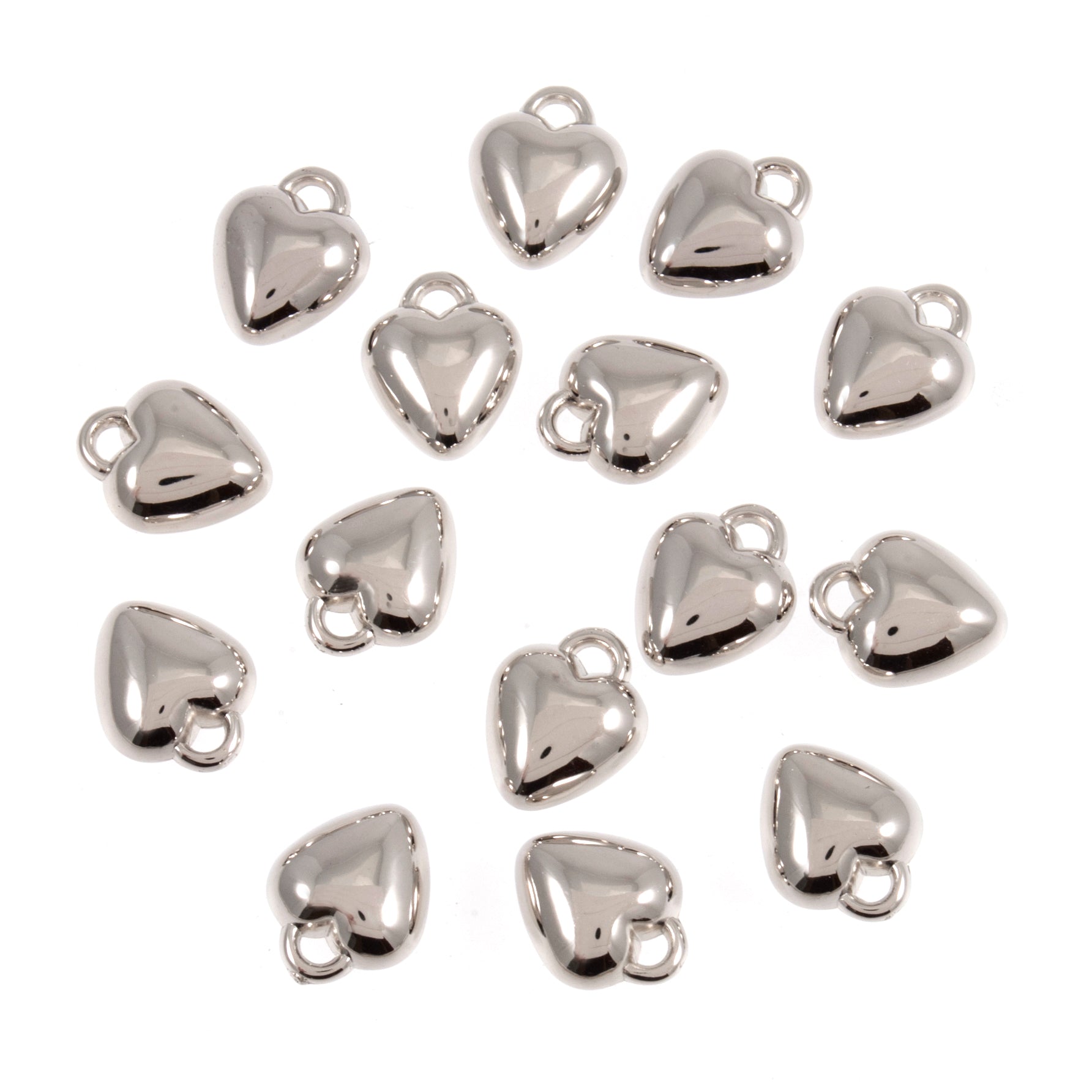 Tags: Silver Hearts: Pack of 15 | Buy Online from The Home Crafters