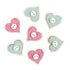 Embellishments: Hearts Wood & Felt 7 | Buy Online from The Home Crafters