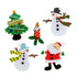 Christmas Craft Embellishments: Christmas Characters - 5pc