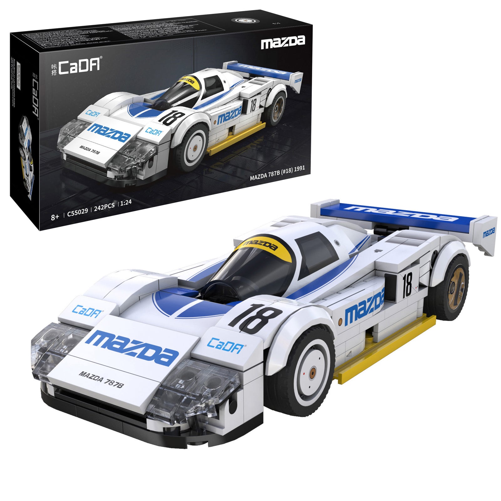 CaDA 1:24 Mazda 787b - 242 Pcs | Buy Online from The Home Crafters