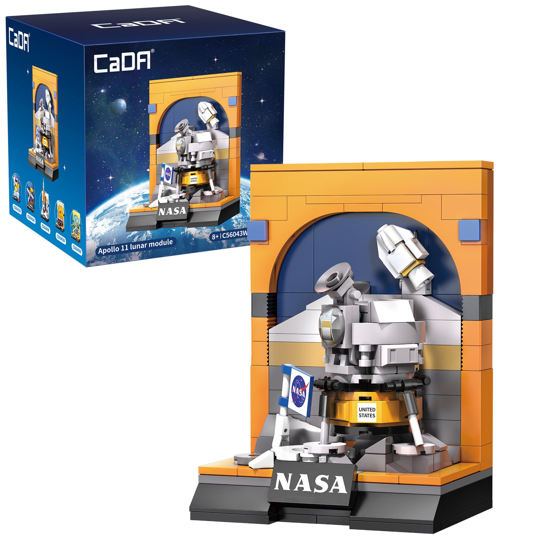CaDA Apollo 11 Lunar Module - 206 Pcs | Buy Online from The Home Crafters