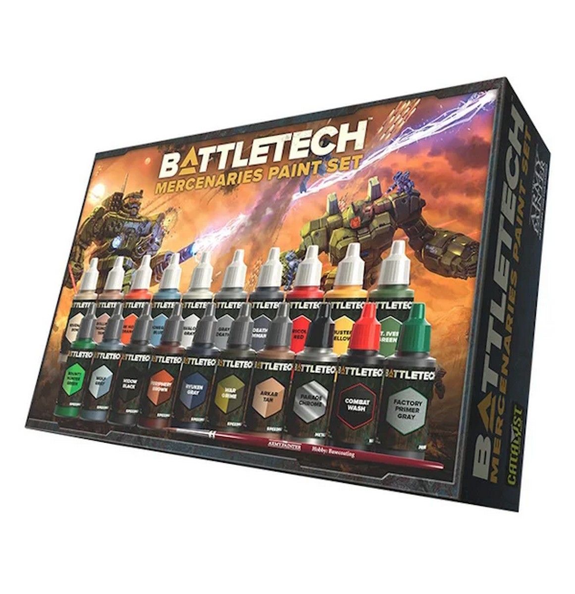 Battletech Mercenaries: Army Painter Paint Set