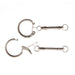 Trimits Chrome Snake Chain Key Ring - 2pc | Buy Online from The Home Crafters