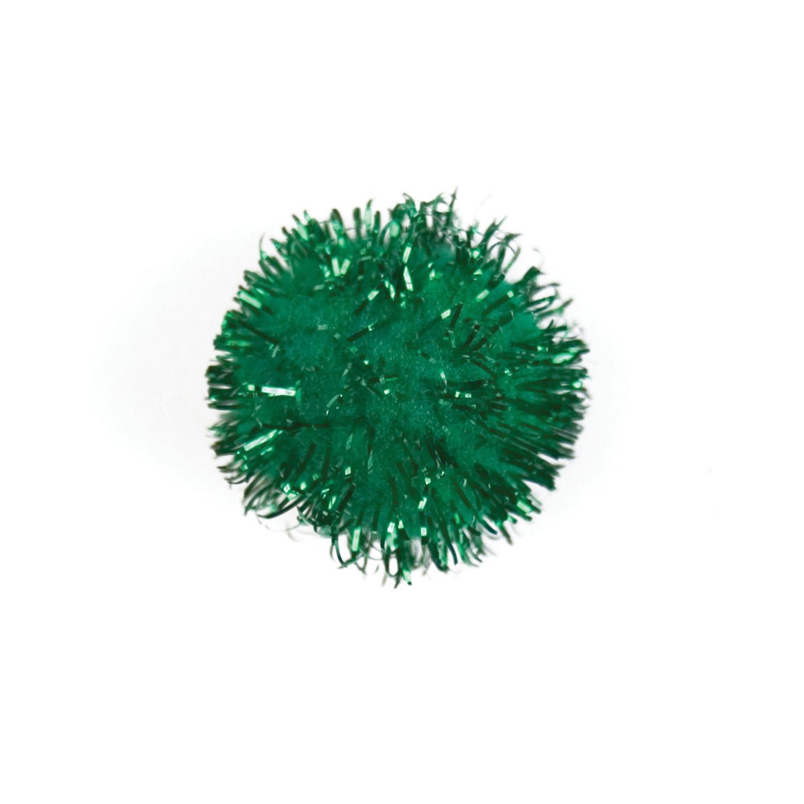 Half Inch Glitter Pompoms (1.3cm) - 12pc | Buy Online from The Home Crafters