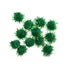 Half Inch Glitter Pompoms (1.3cm) - 12pc | Buy Online from The Home Crafters