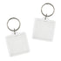 Trimits Clear Keyring Key Fob - Square: 2pc | Buy Online from The Home Crafters