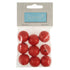 Trimits 25mm Wooden Craft Beads for Macramé - Red