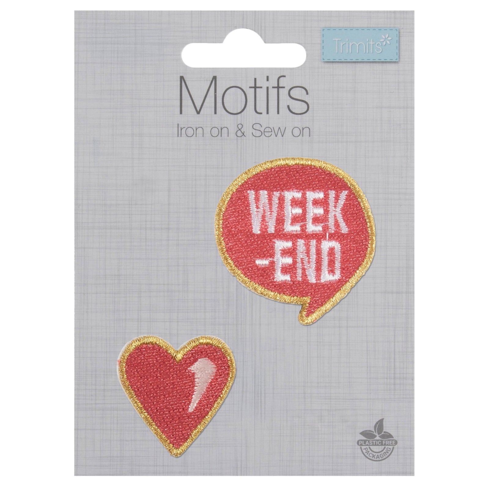 Trimits Stick On, Iron On or Sew On Motif Patch B - various | Buy Online from The Home Crafters