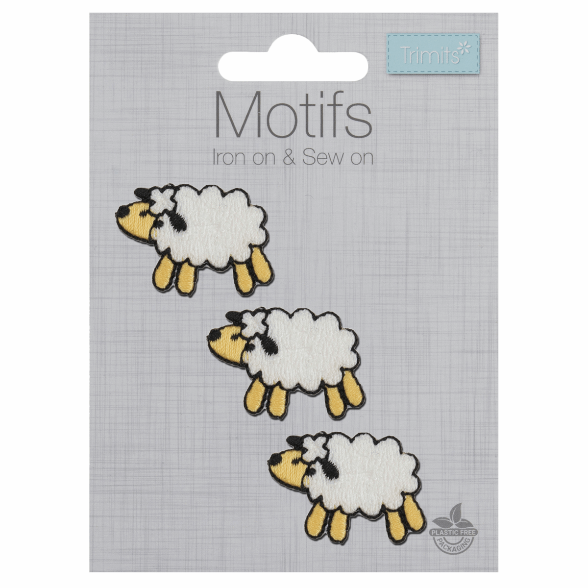 Trimits Stick On, Iron On or Sew On Motif Patch - various