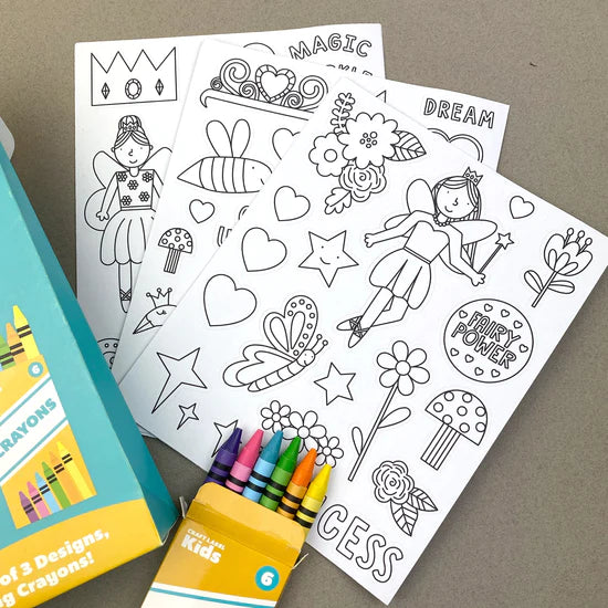 Colour Your Own Stickers - Fairy Princess