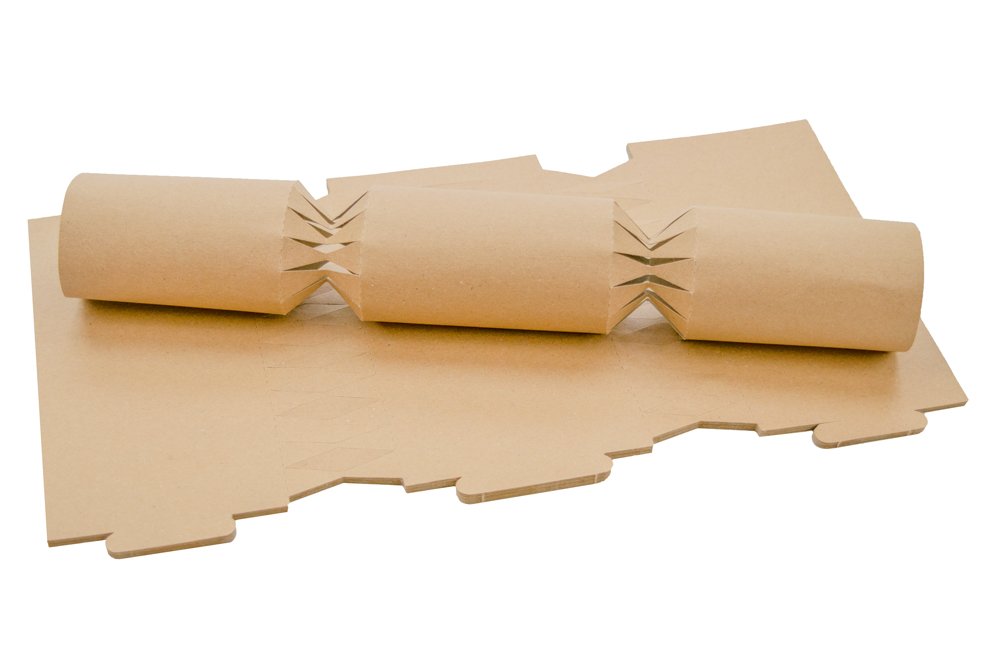 Christmas Cracker Board Brown Kraft - 12pk | Buy Online from The Home Crafters