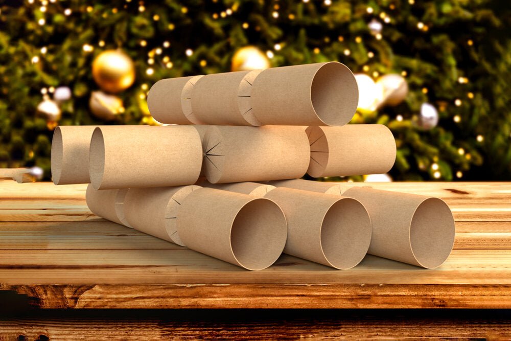 Christmas Cracker Kit: Kraft Card - makes 6 | Buy Online from The Home Crafters