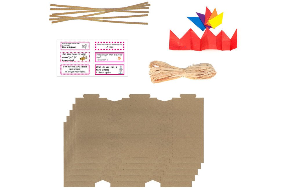 Christmas Cracker Kit: Kraft Card - makes 6 | Buy Online from The Home Crafters