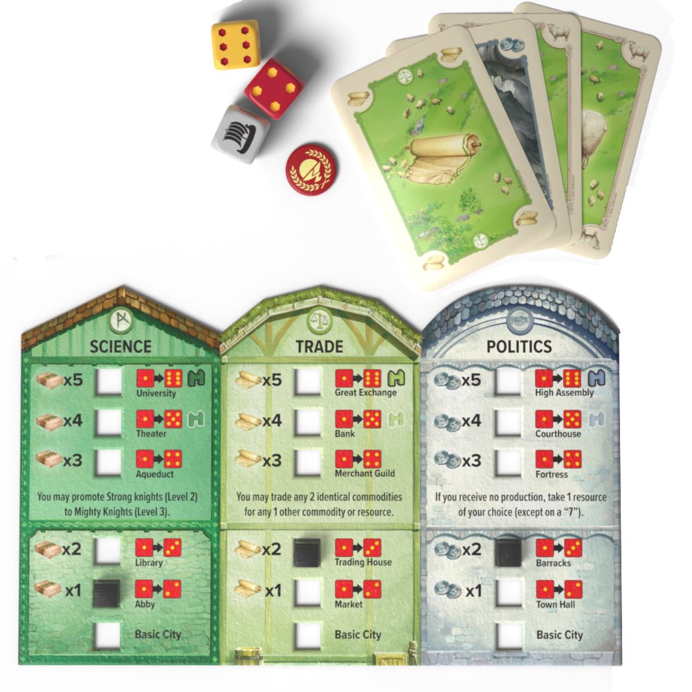 Catan Expansion: Cities & Knights | Buy Online from The Home Crafters