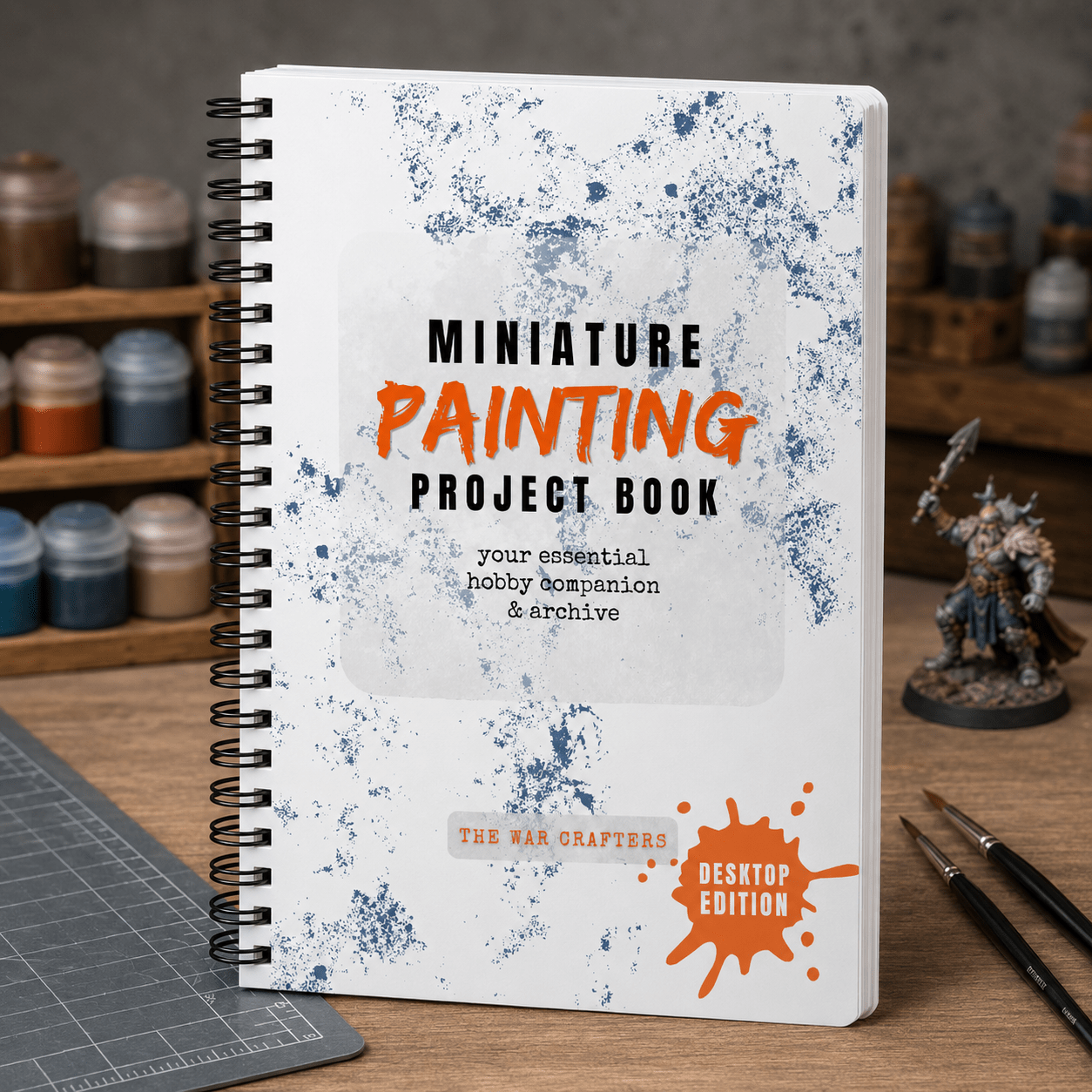Miniature Painting PROJECT BOOK - Desktop Edition: A Colour Scheme Planner, Paint Recipe Log & Hobby Archive for Miniature Painters | Buy Online from The Home Crafters