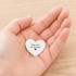 ‘So Loved’ Ceramic Heart Memorial Token – 4cm | Buy Online from The Home Crafters