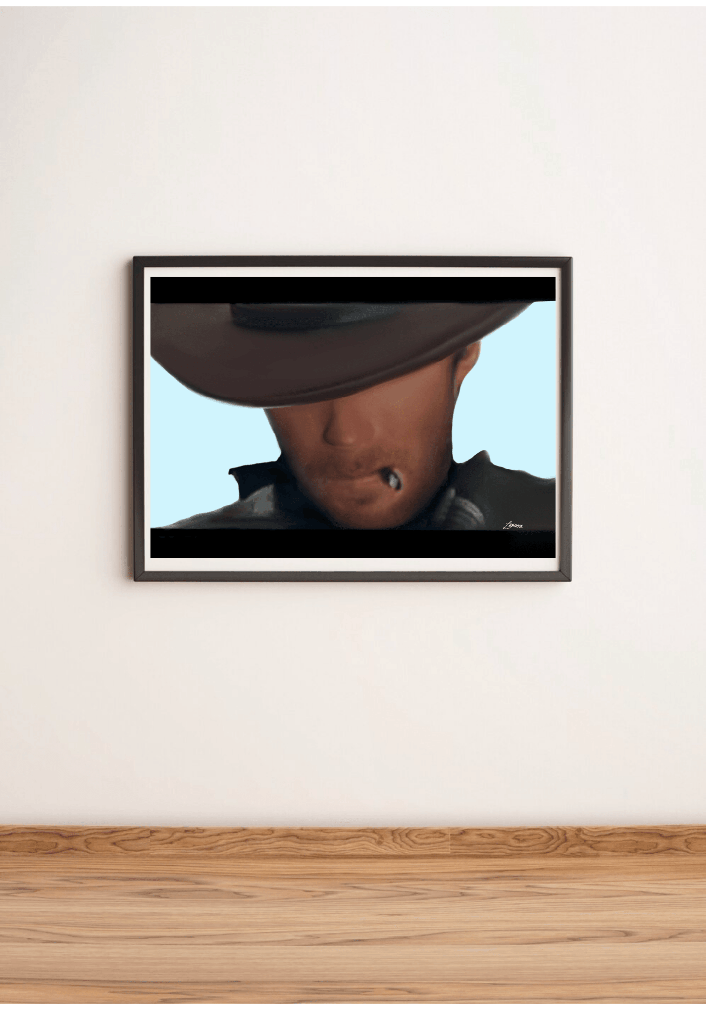 Clint Eastwood Print – The Man with No Name Art | Buy Online from The Home Crafters