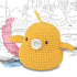 Knitty Critters Pouch Pals Crochet Kit - Colin The Chick | Buy Online from The Home Crafters