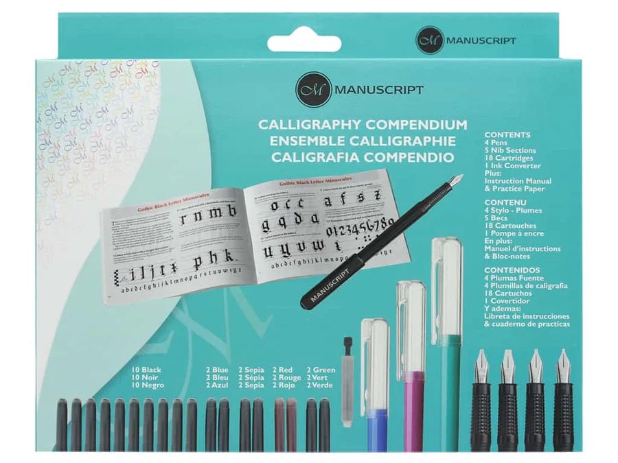 Manuscript Calligraphy Compendium Gift Set | Buy Online from The Home Crafters
