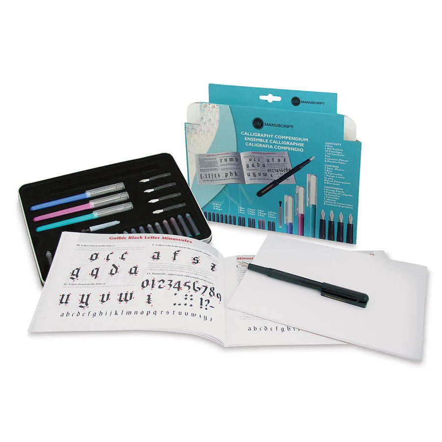 Manuscript Calligraphy Compendium Gift Set | Buy Online from The Home Crafters