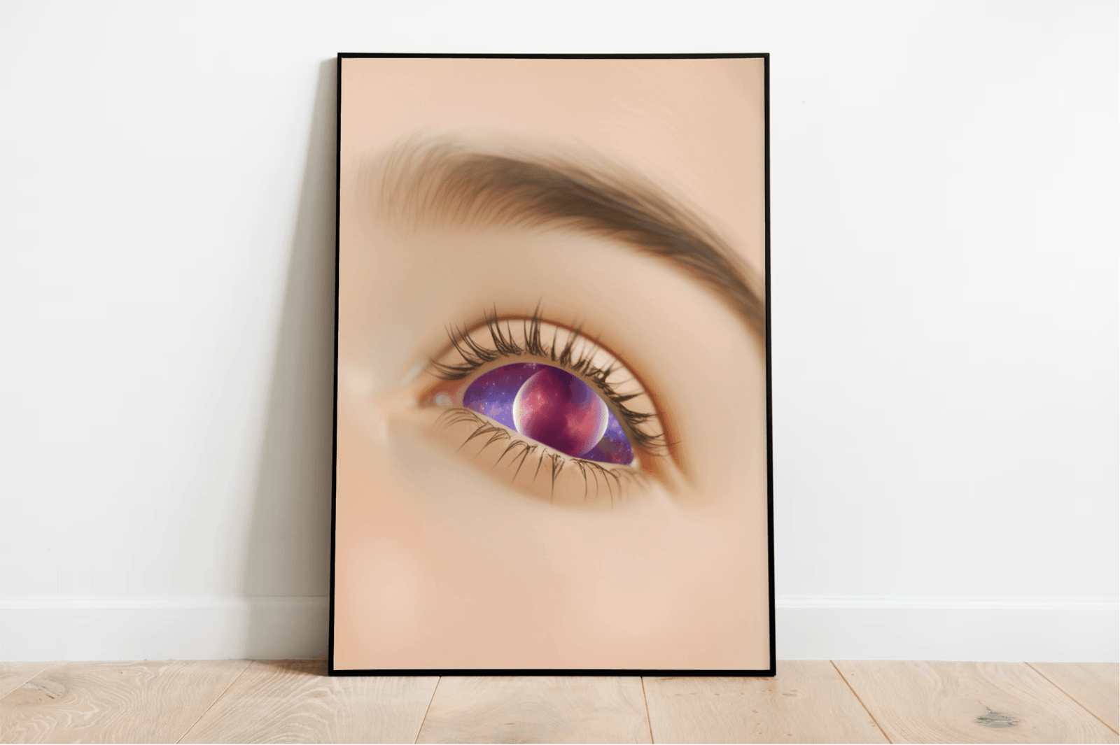 Eye in the Cosmos – Galaxy Eye Art Print | Buy Online from The Home Crafters