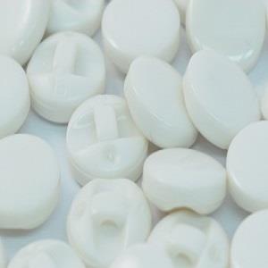 Button: Small Smooth Round Plain with Shank - 13mm