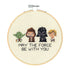 Disney Cross Stitch Kit with Hoop: Star Wars Family | Buy Online from The Home Crafters