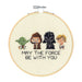 Disney Cross Stitch Kit with Hoop: Star Wars Family | Buy Online from The Home Crafters