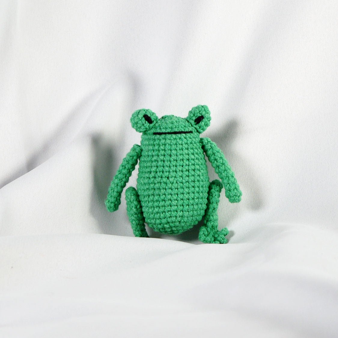 Knitty Critters Pouch Pals Crochet Kit - Hiccup Hank Frog | Buy Online from The Home Crafters
