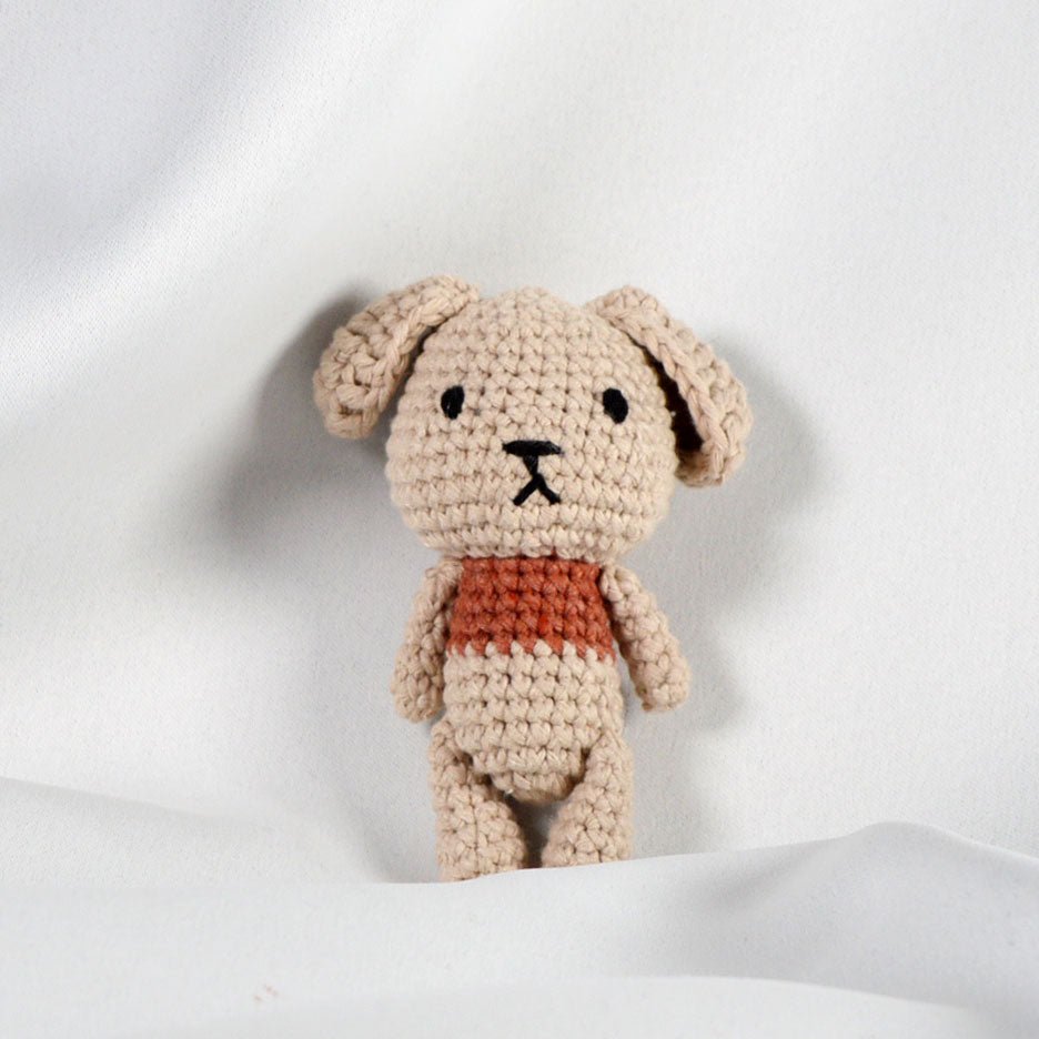 Knitty Critters Pouch Pals Crochet Kit - Paws Peter Dog | Buy Online from The Home Crafters